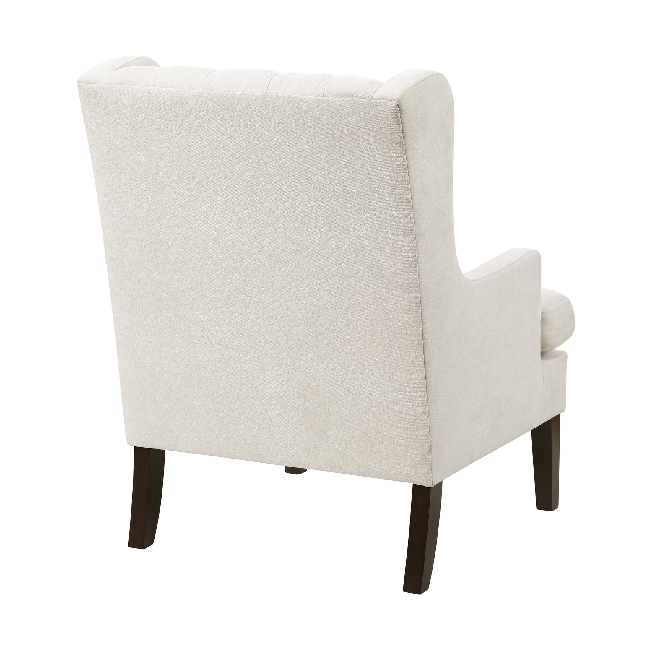 OakvillePark Velloria Textured Fabric Tufted Back Accent Chair, Beige