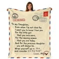 thumbnail image 3 of 32X47 Inch Cooling Blanket for Night Sweats Comfortable Wrap Blanket Letter Blanket Soft Lap Blankets and Throws Boho Decorative Throw Rustic Blanket for Couch Sofa Bedroom Home and Living Room, 3 of 7