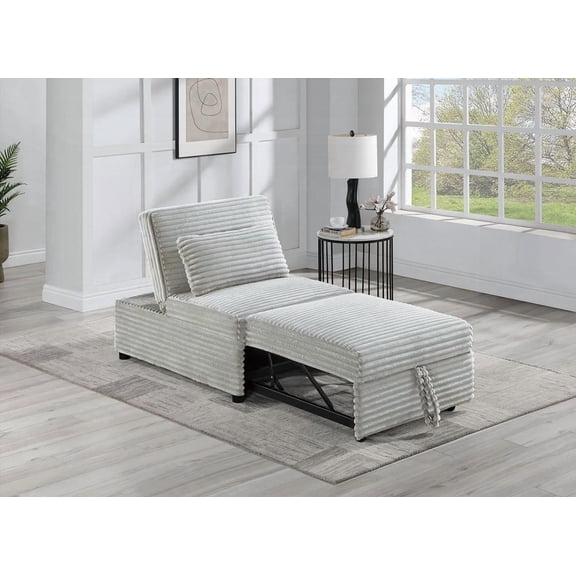 Luxurious Corduroy Convertible Sofa Sleeper with Pull-Out Bed