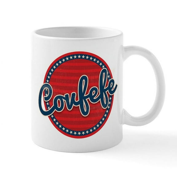 CafePress - Covfefe - 11 oz Ceramic Mug - Novelty Coffee Tea Cup