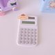 thumbnail image 1 of sanrio kuromi cinnamoroll mi melodía lindas dibujos animados computadora hola gatito estudiante papelería calculadora jade canela perros anime, 1 of 5