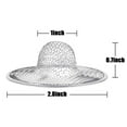 thumbnail image 2 of 4 Pieces Drain Hair Catcher Bathtub Shower Drain Cover Kitchen Sink Strainer Stainless Steel Sink Drain Stopper Filter for Kitchen Bathroom, 2 of 7