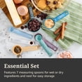 thumbnail image 2 of Farberware Professional Assorted Color 7-Pcs Measuring Spoon Set with Storage Ring, 2 of 11