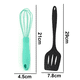 thumbnail image 2 of 2 utensilios de cocina de silicona, utensilios de cocina antiadherentes y resistentes al calor, útiles utensilios de cocina, 2 of 5