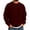 Wine, variant on Iaqnaocc Crewneck Sweatshirt for Men Fashion Athletic Casual Long Sleeve Warm Oversized Fall Winter Sweatshirts Pullover Dark Purple 2XL