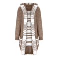 thumbnail image 4 of IROINID Veste Anorak pour Femmes à Manches Longues avec Imprimé, Veste Ample avec Poche Zippée, 4 of 6