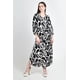 thumbnail image 4 of Vestido camisero de lino estampado Roman Fashion /Juvenil, 2154 (Negro) negro CH, 4 of 4