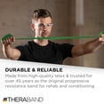 thumbnail image 4 of THERABAND Professional Pre-Cut Latex Resistance Bands, Green, Heavy Resistance, 5 Foot, 4 of 11