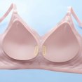 thumbnail image 5 of Bras for Women,Thin Cool Seamless Bra for Large - Soft Jelly Support Design for Breathability and Comfort,Sports Bras for Women,Pink,XL, 5 of 7
