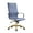 Navy Blue, variant on Pemberly Row High-Back Leather Office Chair With Gold Frame in Navy Blue