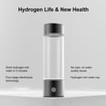 thumbnail image 5 of BOKYAN Portable Hydrogen Water Bottle 460ML SPE PEM Technology for Boosting Metabolism and Immunity USB Rechargeable Black - 11.02 inches / 28.00 cm [cite: 6], 5 of 9