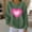 Army Green, variant on Fznquz Pullover Fall Tops for Women 2026 Gray Valentine Day Long Sleeve Shirt Casual Winter Crewneck Oversized Tshirts for Women,XL