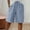 🔥 Blue_New, variant on Beachwear Shorts Solid Color Cotton Linen Drawstring Ankle Binding Cropped Shorts Elastic Waist Pocketed Casual Everyday Summer Beachwear Casual Loungewear