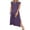 Purple, variant on ANRABESS Summer Casual Sleeveless Maxi Dress for Women Crewneck Loose Split Wrinkle-Free Travel Vacation Long Dress Beach Sundress with Pockets Black S