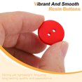 thumbnail image 4 of Uxcell 10Pcs Resin Sewing Button, 20mm 2 Holes Round Craft Buttons Red, 4 of 6