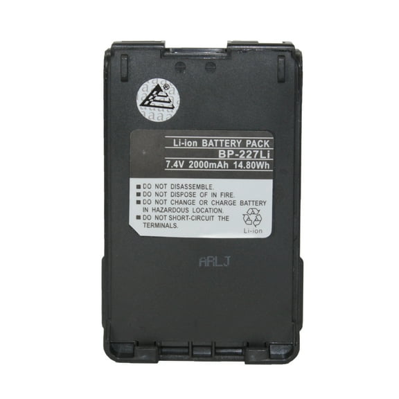 7.4v 2000mAh Li-ion Radio Battery for for ICOM BP-227 BP-227Li IC-F50 IC-F60 IC-M87 IC-M88 IC-V85 Land Mobile & Marine Radio