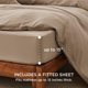 thumbnail image 2 of Juego de cama Bedsure, funda de edredón tamaño king con sábana bajera, 2 of 9