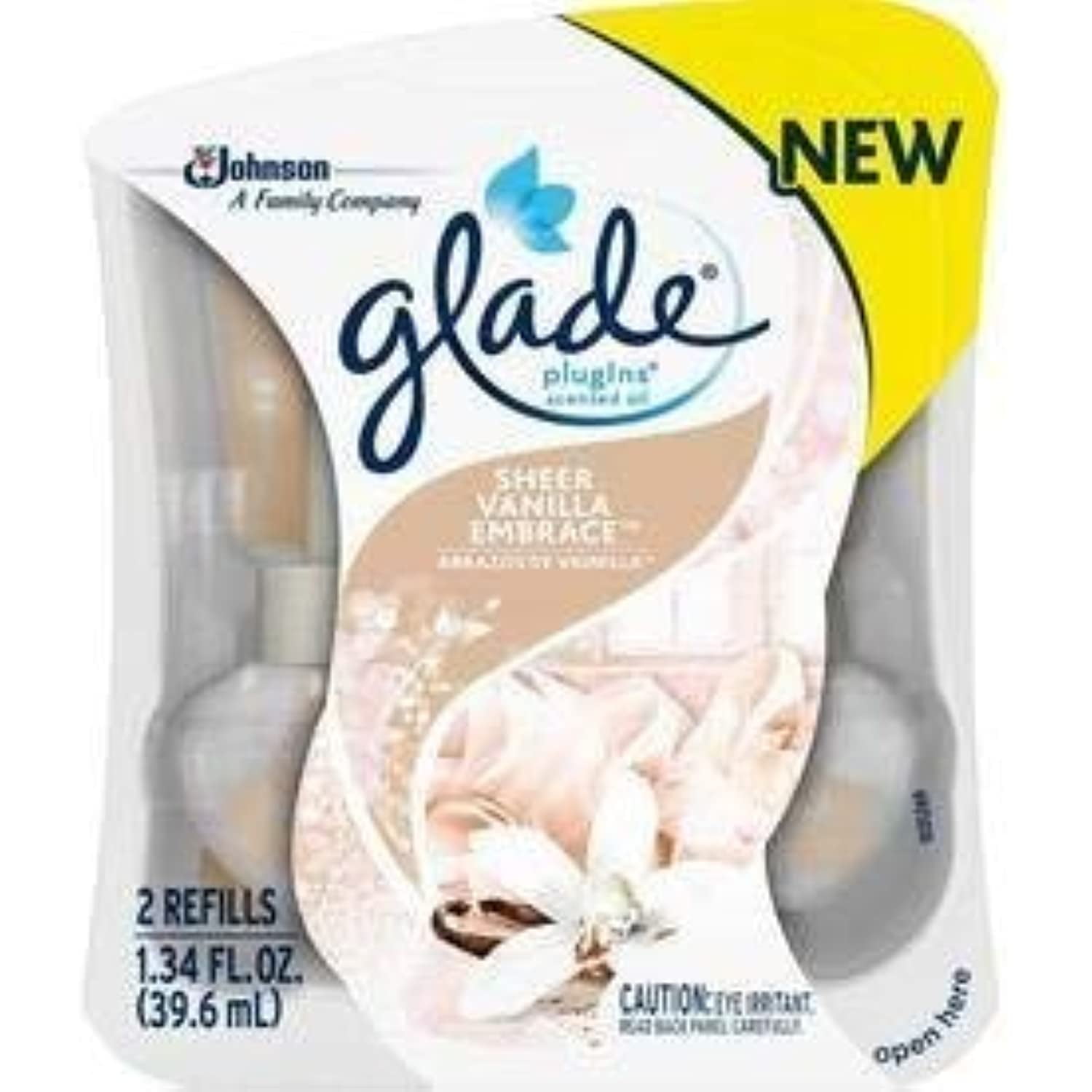 Glade Sheer Vanilla Embrace Glade Plugins Scented Oil 2 Refills (2
