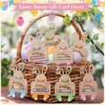 thumbnail image 3 of 10 Pcs Easter Bunny Money Holder for Cash Gift Wooden Rabbit Gift Cards Cash Holder for Basket Stuffers Easter Holiday Hunting Money Tree Ornaments Table Centerpiece Decorations, 3 of 6