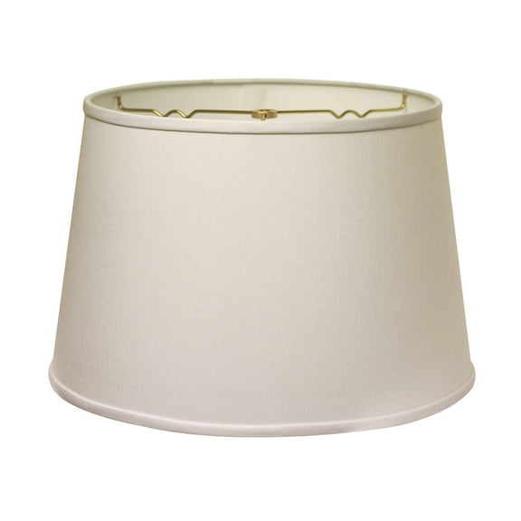 Empire Hardback Lampshade with Washer Fitter in White (14 in. L x 14 in. W x 9.5 in. H (0.65 lbs.))
