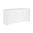 thumbnail image 6 of Pemberly Row Mahogany Wood Buffet with 6 Glass Doors in White, 6 of 7