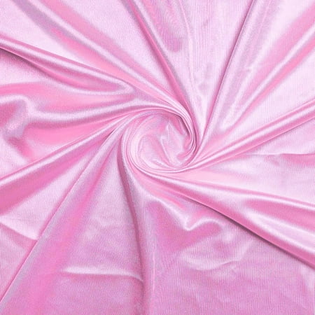Ronit Textile Pink Athletic Dazzle Jersey 58"-60" (By The Yard) 100% Polyester Sportswear-Activewear-Basketball Jersey Uniforms, Football Jersey.1 Yard Cut.