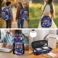 thumbnail image 3 of Pzuqiu Galaxy Fire Truck Kids Backpack Set 4 Piece 17 Inch Large Capacity School Bookbag with Lunch Bag Pencil Case Water Bottle Holder, for 8-14 Year Old Students Back to School, 3 of 7