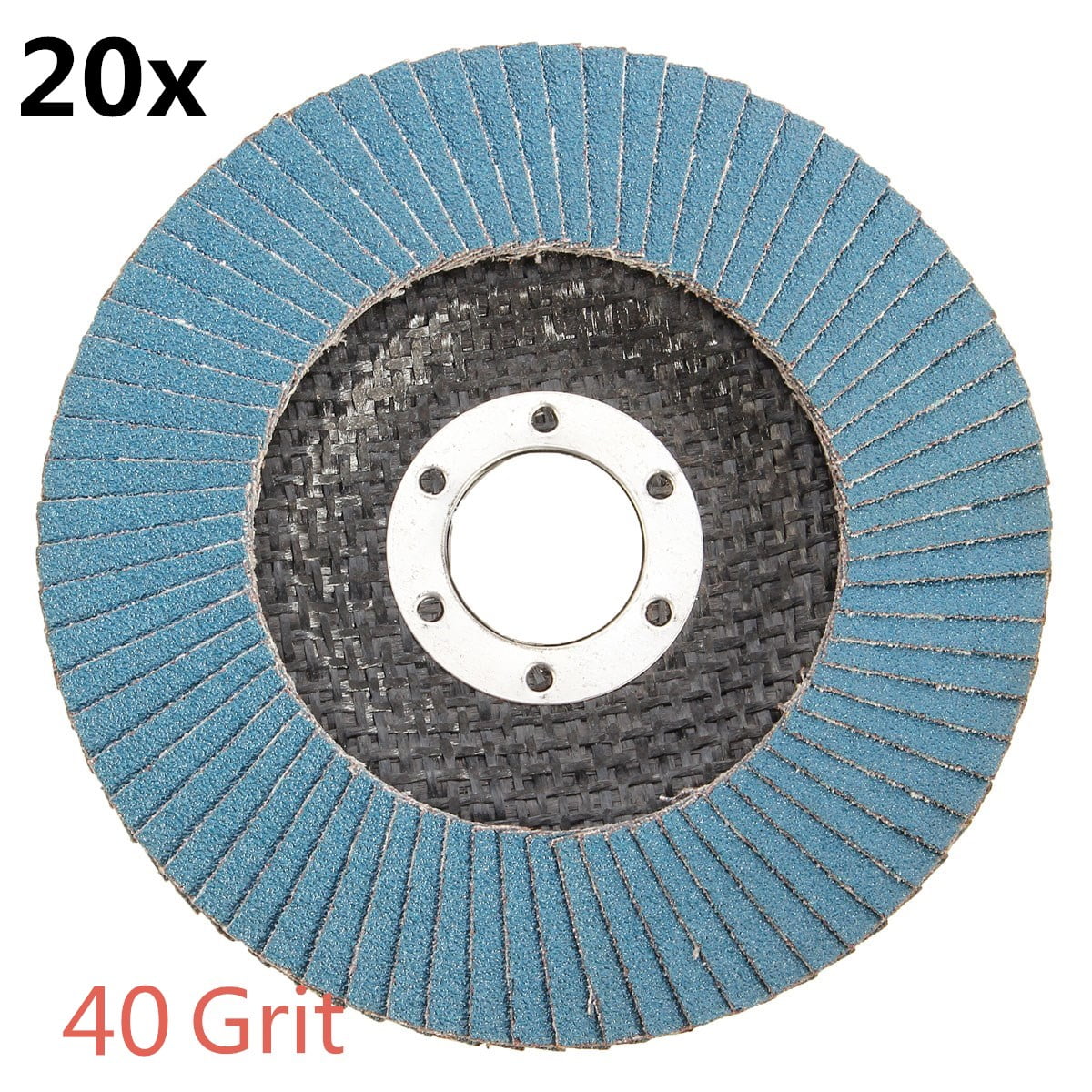 20x 4.5/" 120 GRIT FLAP WHEELS ZIRCONIA SANDING GRINDING DISC ANGLE GRINDER 115mm