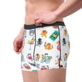thumbnail image 2 of Kdxio Men's Boxer Briefs with Hello Summer Cat Print - Comfortable and Breathable Underwear for Everyday Wear, 2 of 5