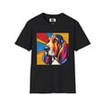 thumbnail image 4 of Basset Hounds PopArt1 Unisex Softstyle T-Shirt, 4 of 10