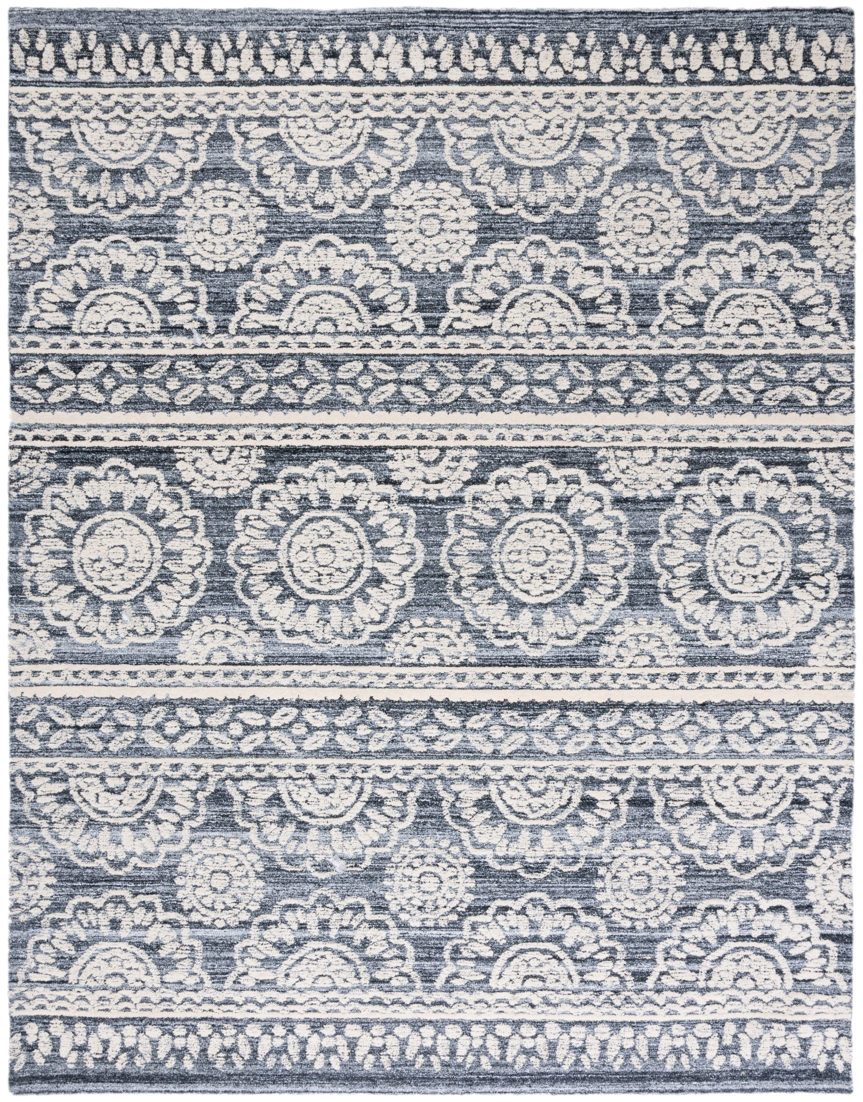Safavieh Metro Merrick Medallion Area Rug, Gray/Ivory, 8' x 10'