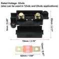 thumbnail image 2 of 50A Fuse Kit 4 ANS Holders 7 x 50 AMP Fuses Replacement for Car Auto Dual Battery Universal, 2 of 6