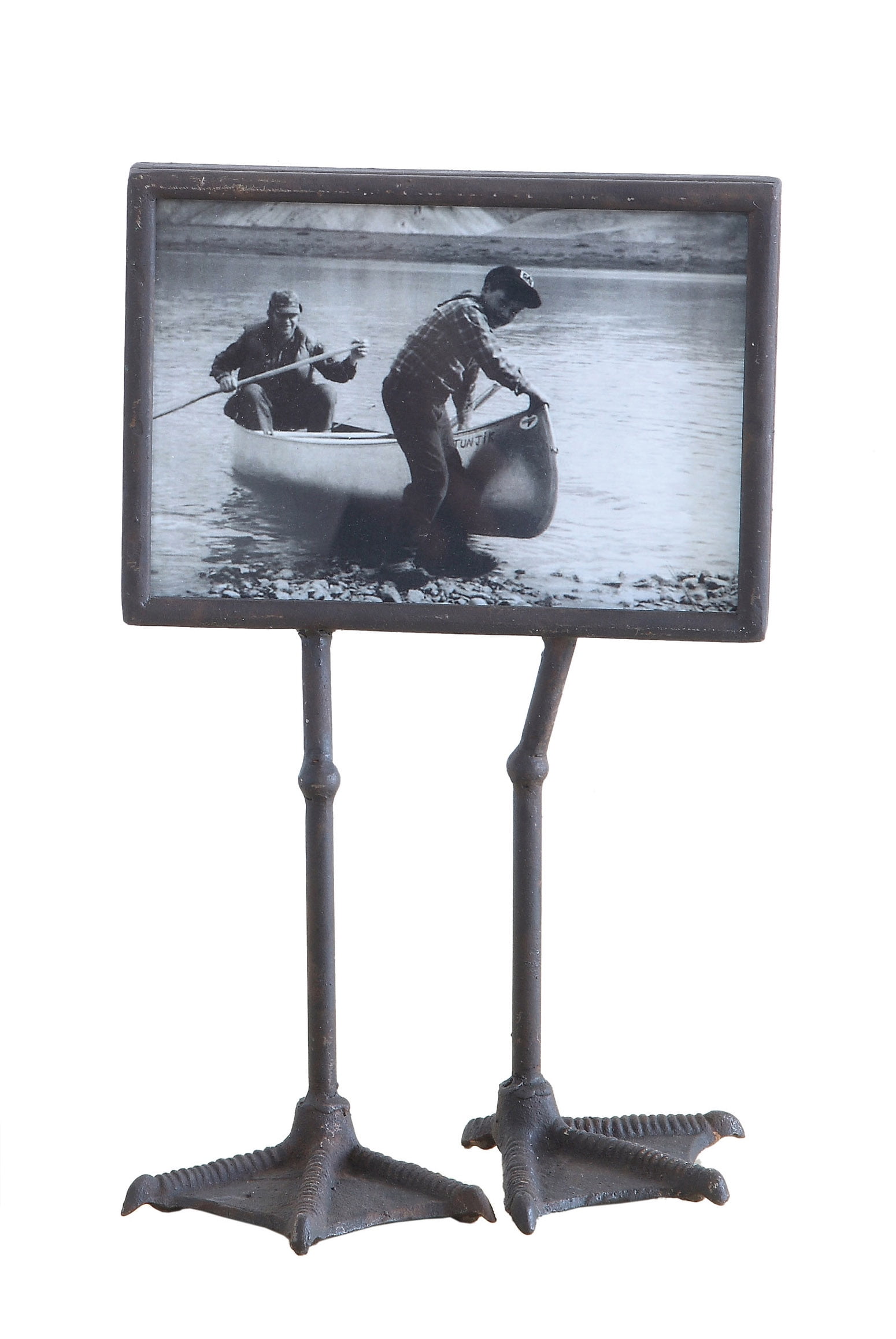 Creative Co-Op Metal Photo Frame with Duck Feet - Walmart.com