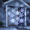 thumbnail image 3 of Christmas Outdoor Lights Snowflake LED Light Projection for Indoors/Outdoors | Festive Colorful Light Display for Home Patio Garden (Snowflakes), 3 of 4