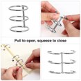 thumbnail image 4 of 10pcs Practical Binding Rings Loose Leaf Binding Ring DIY Notebook Coils, 4 of 7