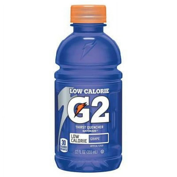 Gatorade G2 Sports Drink Low Calorie, Grape, 24 Count
