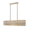 thumbnail image 3 of Z-Lite Dealey 7 Light Clear Crystal Steel Island Pendant in Chrome, 3 of 7