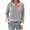 Light gray, variant on TEMOFON Long Sleeve Shirts for Women Fall Womens Tops with Button Crew Neck Lightweight Sweater for Women