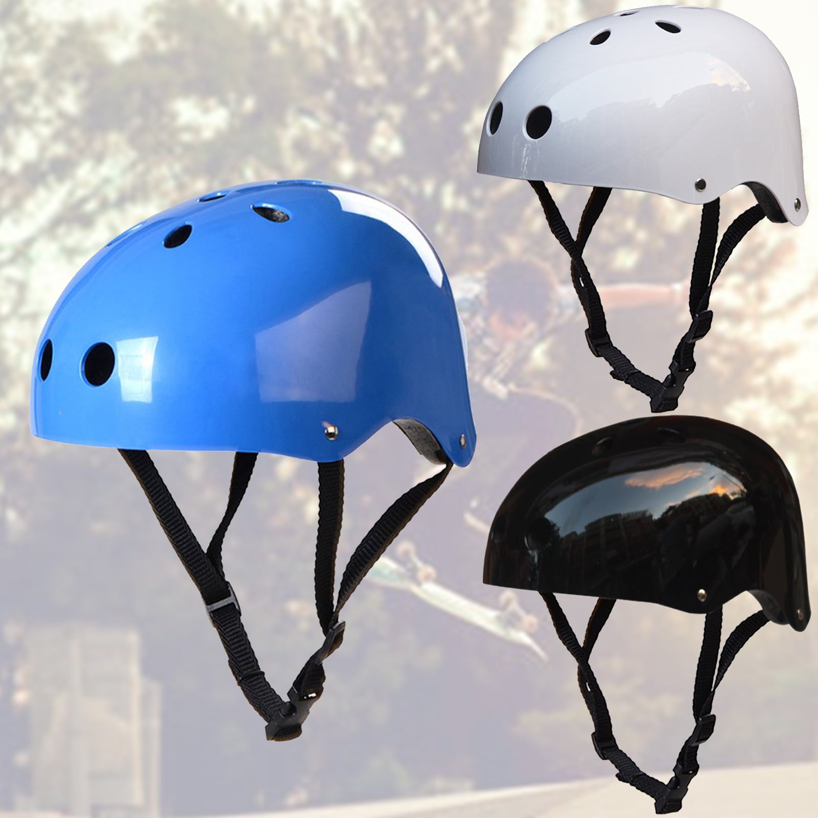 Adult Helmet Camoflage 58cm-60cm Cycling Skateboard Scooter Protective Gear 