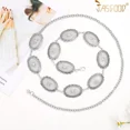 thumbnail image 3 of Cinturón Mujer Moda Cadena Texturizado Decor Cowgirl Vaquero, 3 of 7