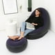 thumbnail image 3 of Sofá inflable para adultos, conjunto de dos piezas con pedal flocado, sofá reclinable, sofá inflable para ocio, 3 of 5