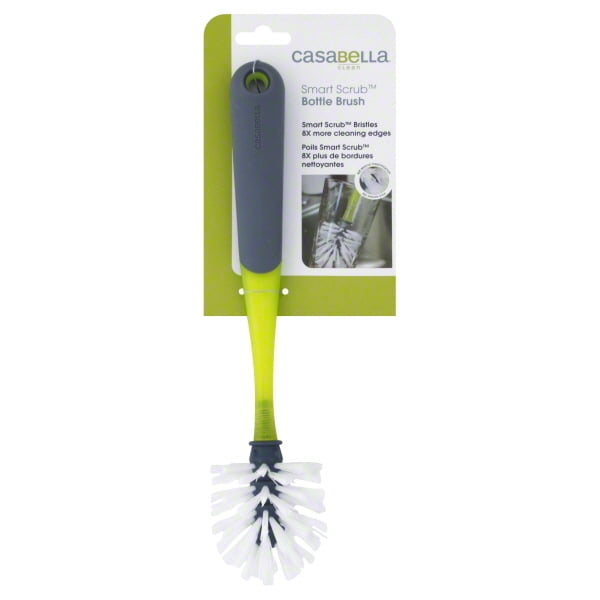 Aqua and Grey Casabella Smart Scrub Heavy Duty Drain Brush