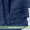 thumbnail image 6 of OVZME Troy Sheer Curtains 84 inch Length 2 Panels Set, Lightweight Soft Texture Crushed with Rod Pocket Balance Privacy Semi Sheer Curtains and Drapes for Living Room Bedroom, 42Wx84L inch Navy Blue, 6 of 7