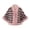 Pink 2, variant on Fewfanhot Faux Fur Trim Cute Print Poncho Cape, Warm Fleece Lined Open Front Wrap Coat for Women Winter