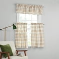 thumbnail image 3 of Mainstays Printed Tiers and Valance Set, 3-Piece, Beige, 56" W x 36" L, Indoor Curtain, Adult, 3 of 5