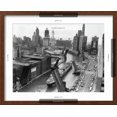 thumbnail image 5 of Art.com Cargo Ship on Chicago River Photographic Print, Brown Frame Wall Art, 21" x 17", 5 of 5