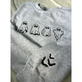 thumbnail image 3 of Halloween Ghosts And Bats Sleeve Embroidered Sweatshirt, 3 of 4