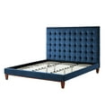 thumbnail image 6 of Inspired Home Scott Velvet Upholstered Platform Bed, 6 of 9