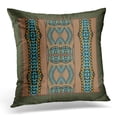 thumbnail image 1 of BOSDECO Taie d'Oreiller Tressée Perlée Style Lore Africaine 20x20 Pouces, 1 of 1