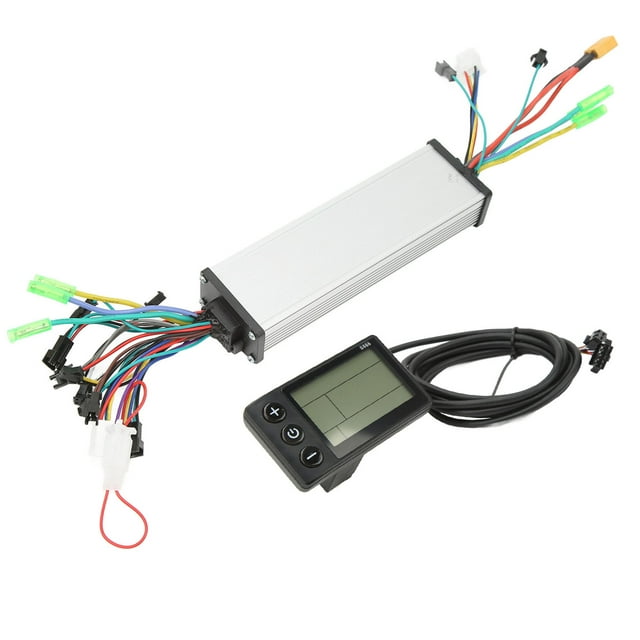 Dual Drive Controllerwith Display,24V 36V 48V 350W W Electric Scooter Controller W Electric Bicycle Controllerwith Display Finely Tuned Performance